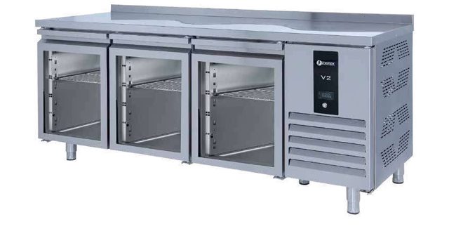 Counter Type Snack Refrigerators – 3 Glass Door