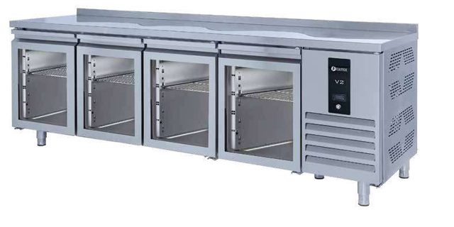 Counter Type Snack Refrigerators – 4 Glass Door