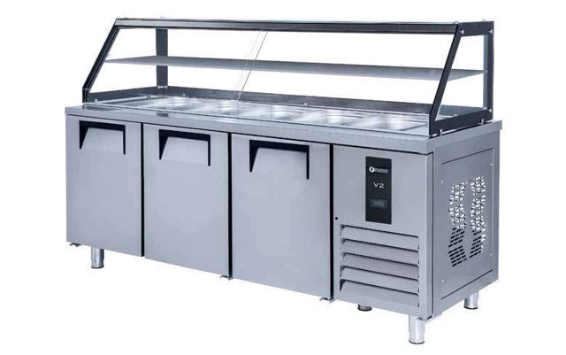 Service Refrigerators – 2, 3 and 4 Doors – with Glass